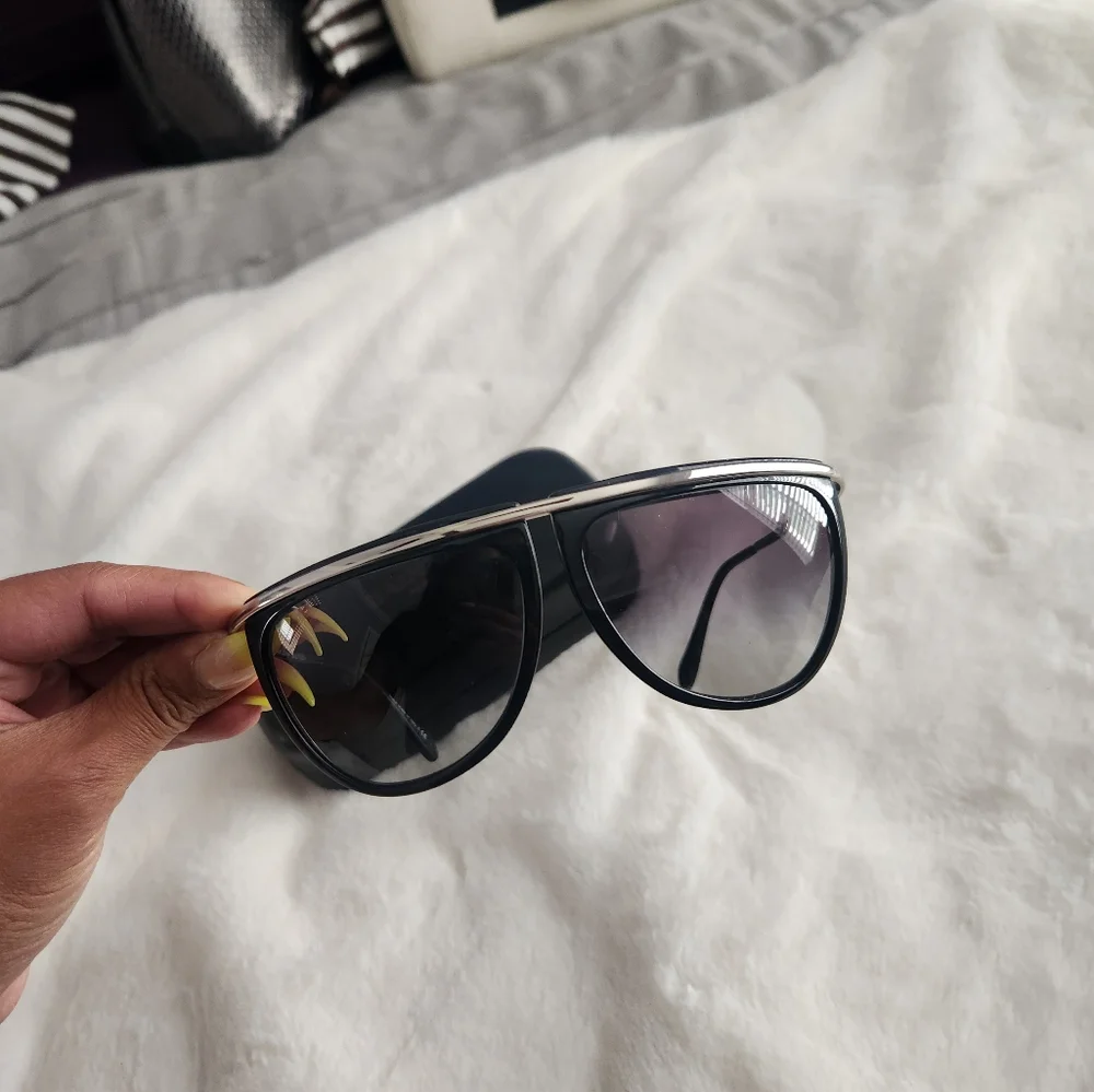 Balmain Black and Silver Sunglasses - Picture 5 of 9
